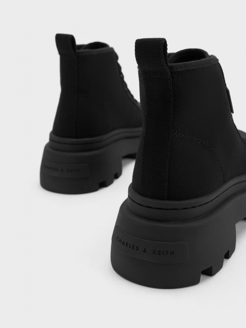 Adidasi Inalti Charles & Keith Panza Negrii | 391MZILEW