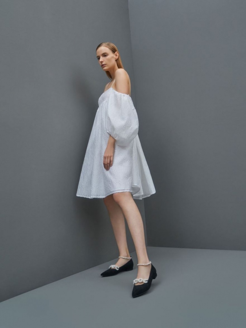 Balerini Charles & Keith Beaded Mary Jane Negrii | 143IOAQBC