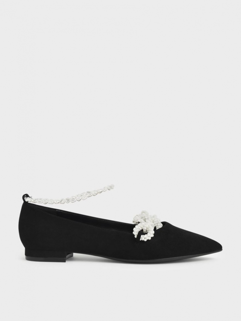 Balerini Charles & Keith Beaded Mary Jane Negrii | 143IOAQBC