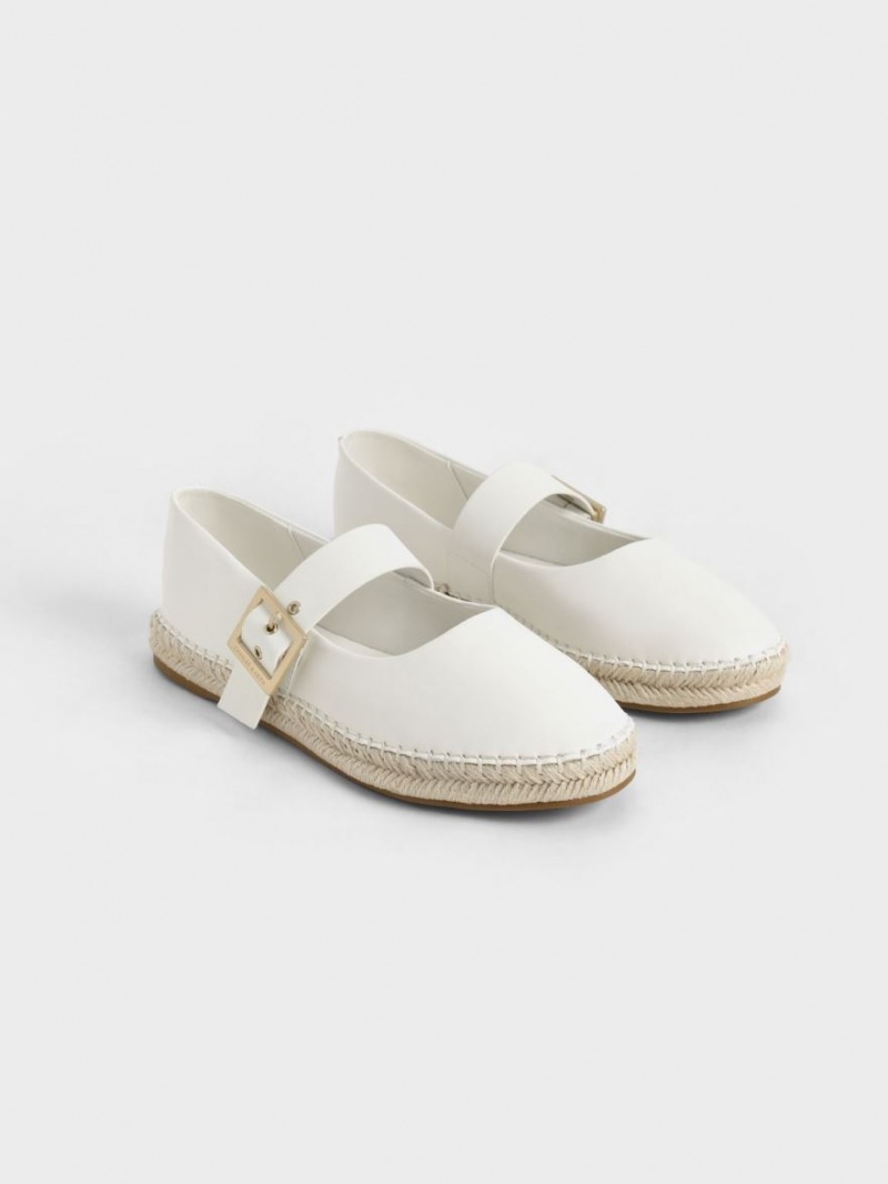 Balerini Charles & Keith Buckled Espadrile Albi | 453XADKNL