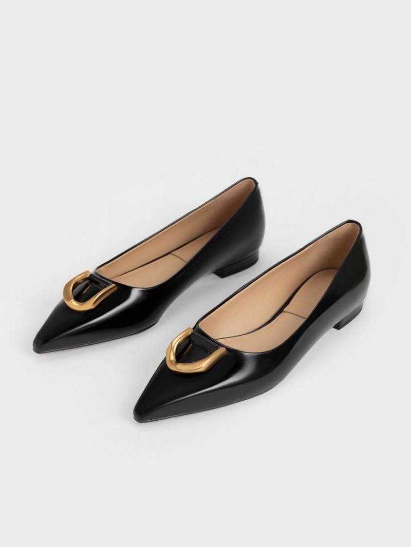 Balerini Charles & Keith Gabine Lacuita Piele Negrii | 913BKUMGH
