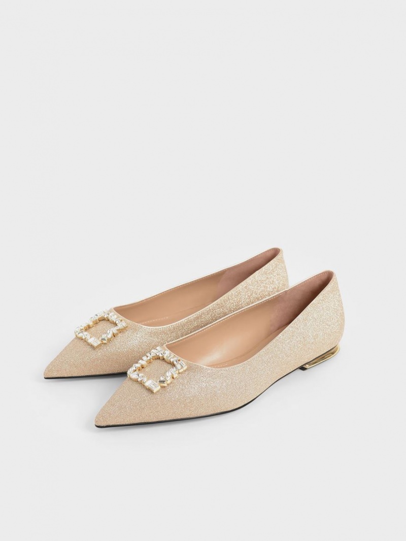 Balerini Charles & Keith Glitter Gem-Embellished Aurii | 417YVQTWR