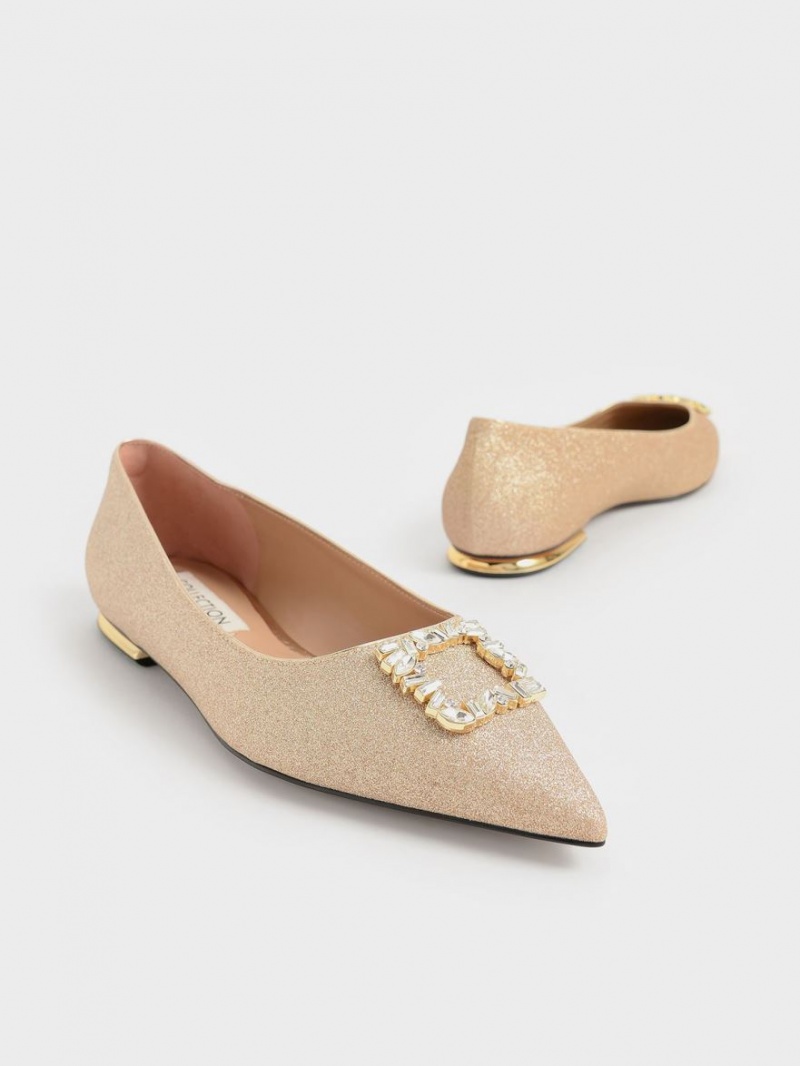 Balerini Charles & Keith Glitter Gem-Embellished Aurii | 417YVQTWR