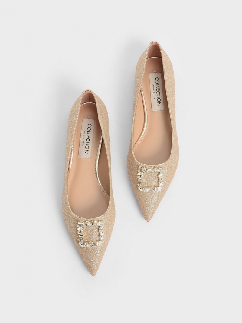 Balerini Charles & Keith Glitter Gem-Embellished Aurii | 417YVQTWR