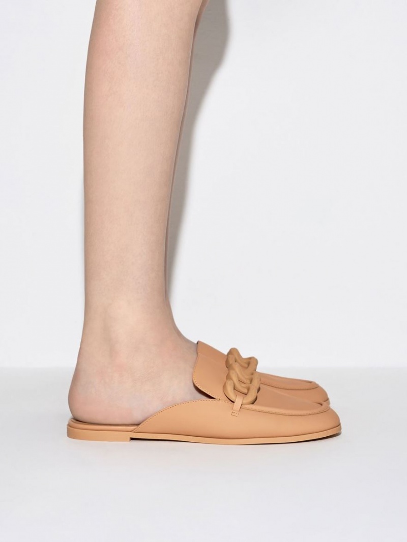 Balerini Charles & Keith Grosolan Chain Loafer Maro | 039PCINFE