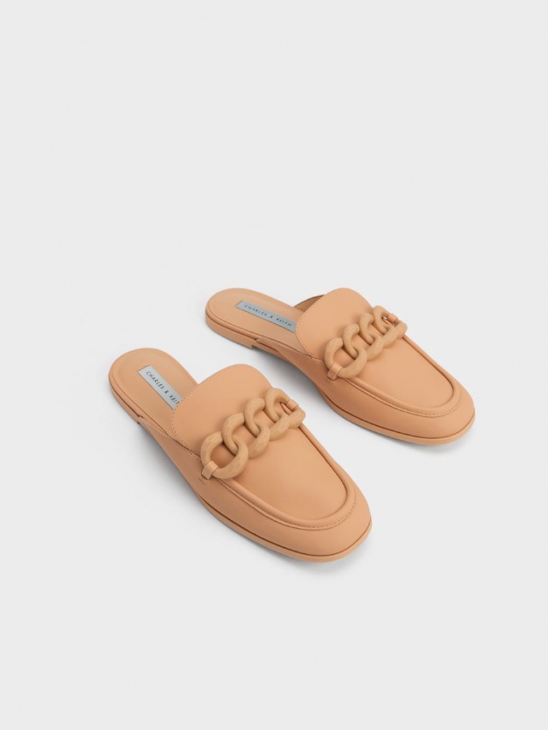 Balerini Charles & Keith Grosolan Chain Loafer Maro | 039PCINFE