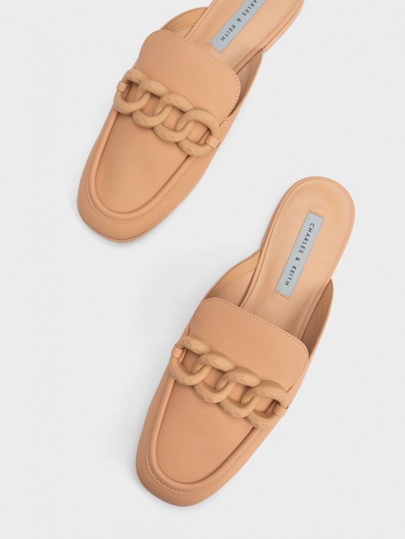 Balerini Charles & Keith Grosolan Chain Loafer Maro | 039PCINFE