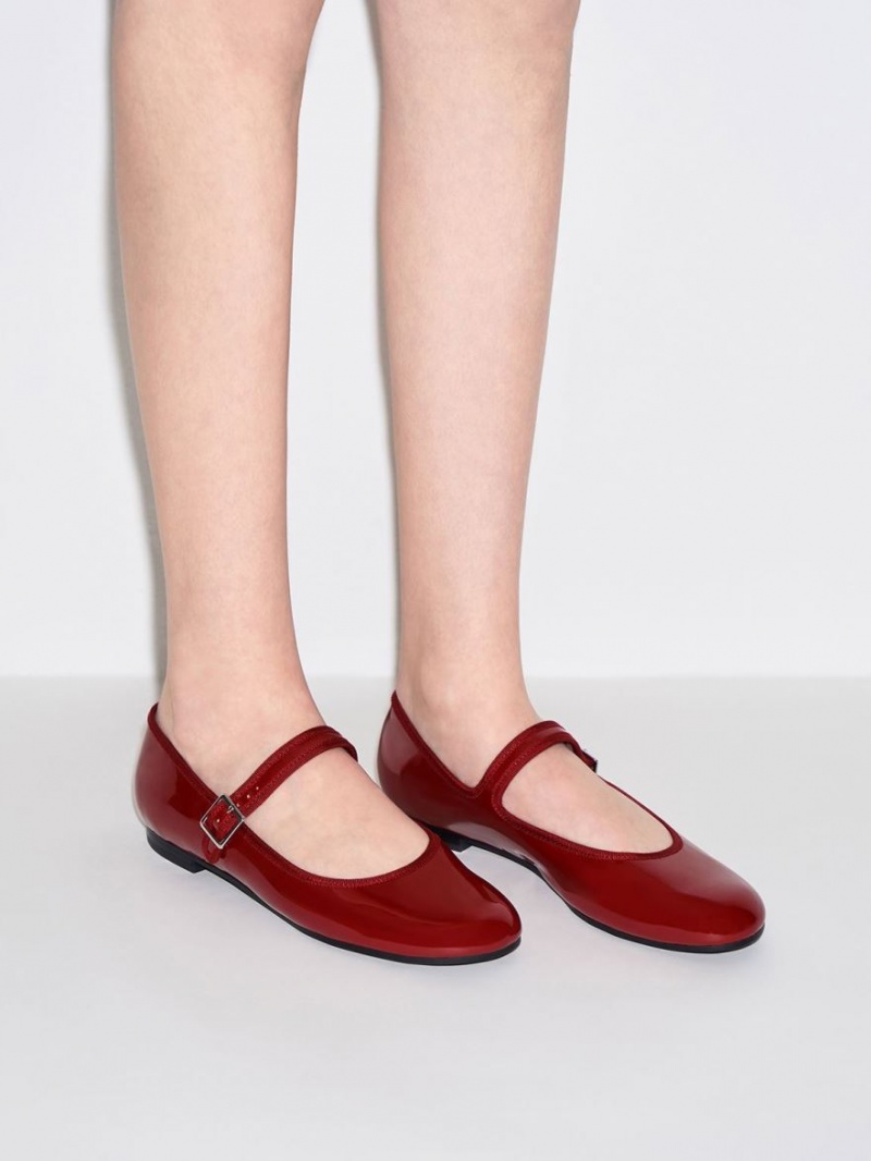 Balerini Charles & Keith Lacuita Buckled Mary Jane Rosii | 980KQSNVX