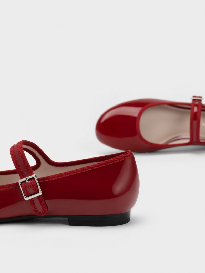 Balerini Charles & Keith Lacuita Buckled Mary Jane Rosii | 980KQSNVX
