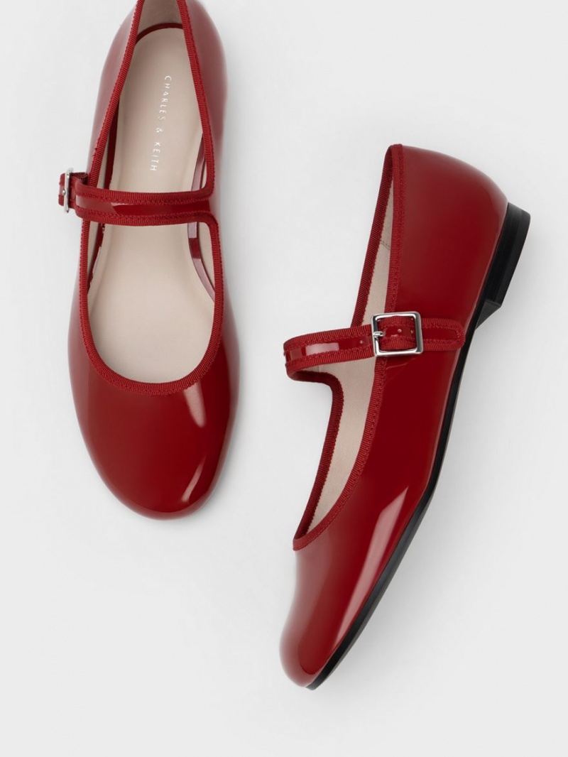 Balerini Charles & Keith Lacuita Buckled Mary Jane Rosii | 980KQSNVX