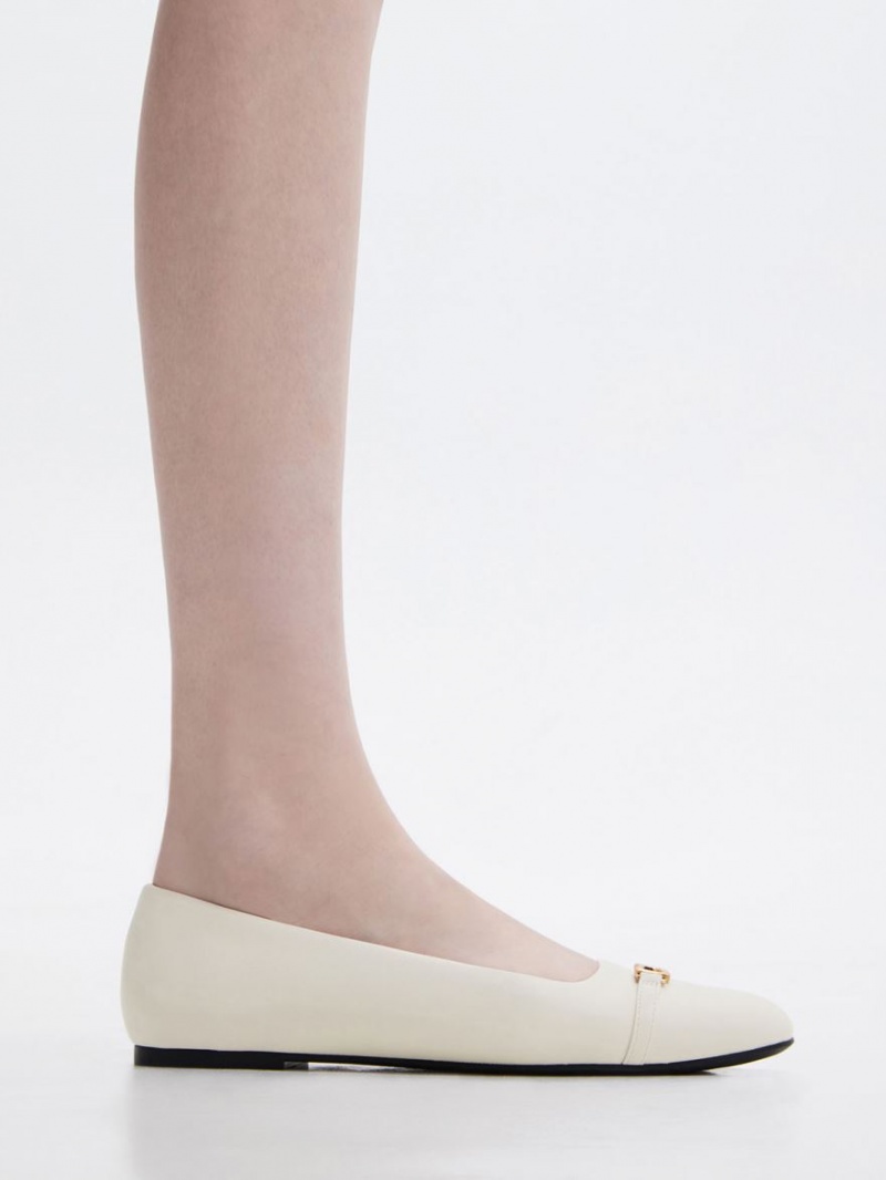 Balerini Charles & Keith Metallic Accent Albi | 532YEZGKP