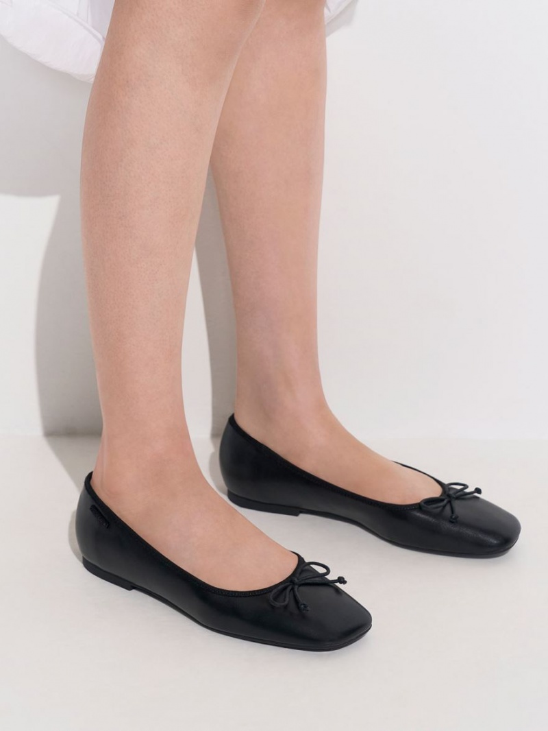 Balerini Charles & Keith Rhea Bow Negrii | 510UCKNJZ