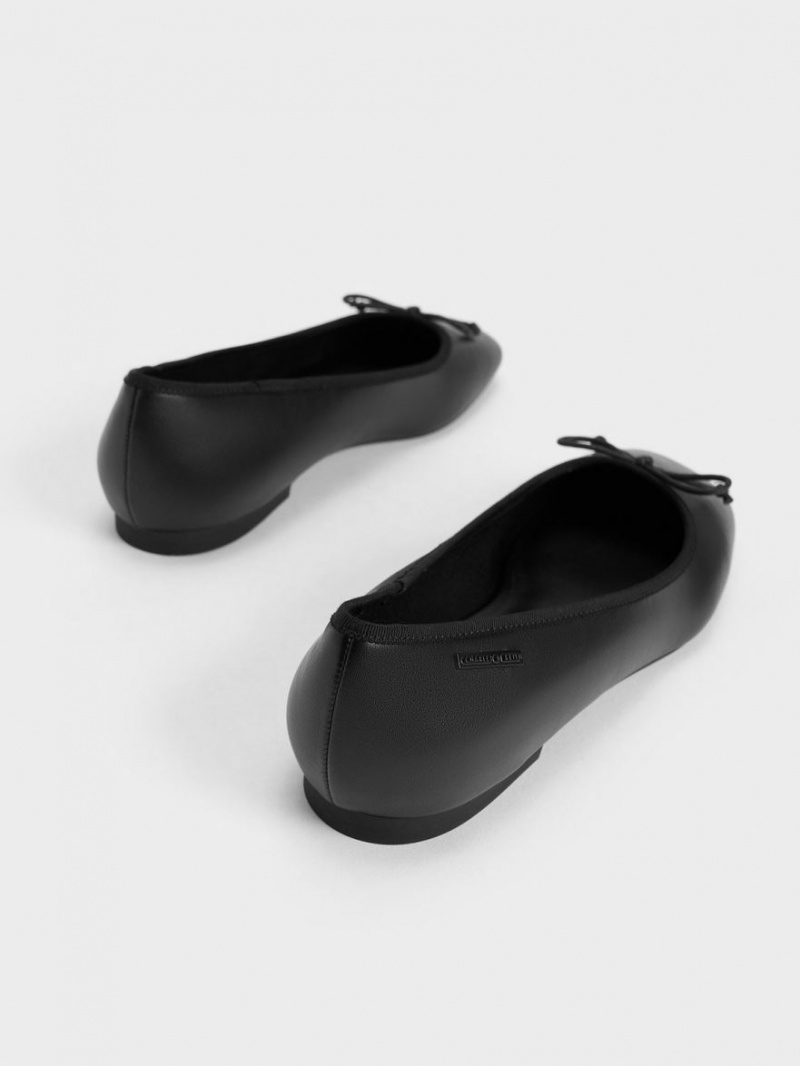 Balerini Charles & Keith Rhea Bow Negrii | 510UCKNJZ