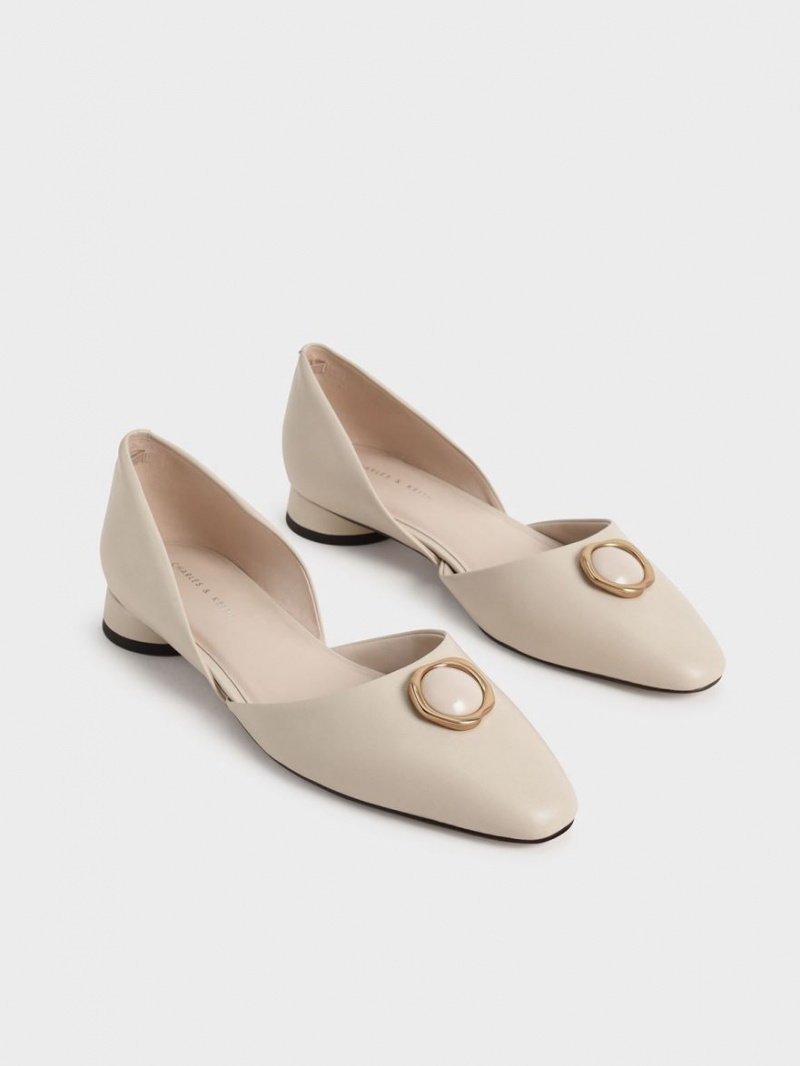 Balerini Charles & Keith Stone Embellished D'Orsay Albi | 867SRCFAH
