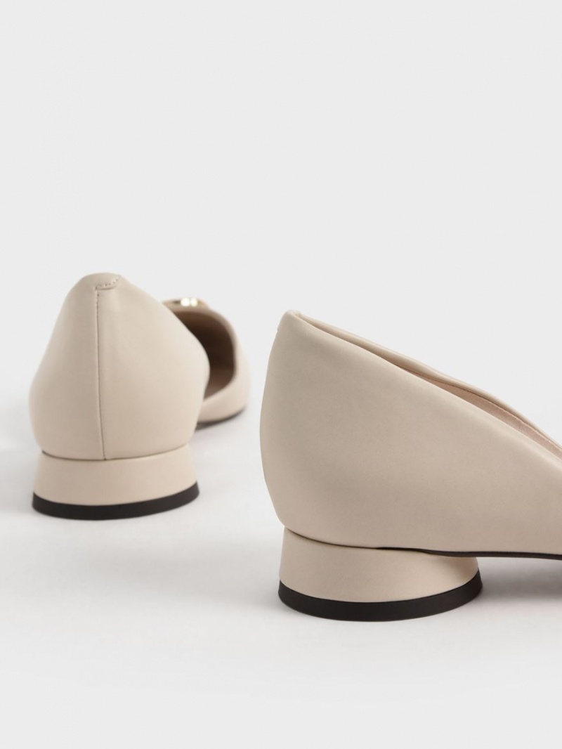 Balerini Charles & Keith Stone Embellished D'Orsay Albi | 867SRCFAH