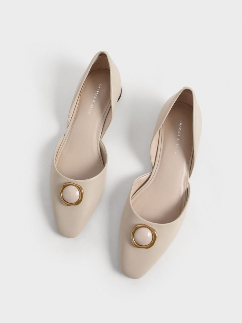 Balerini Charles & Keith Stone Embellished D'Orsay Albi | 867SRCFAH