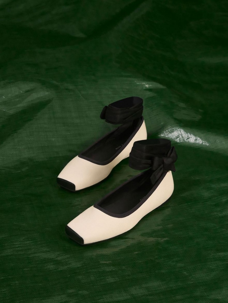 Balerini Charles & Keith Tie-Around Panza Bej | 145HDAKNU