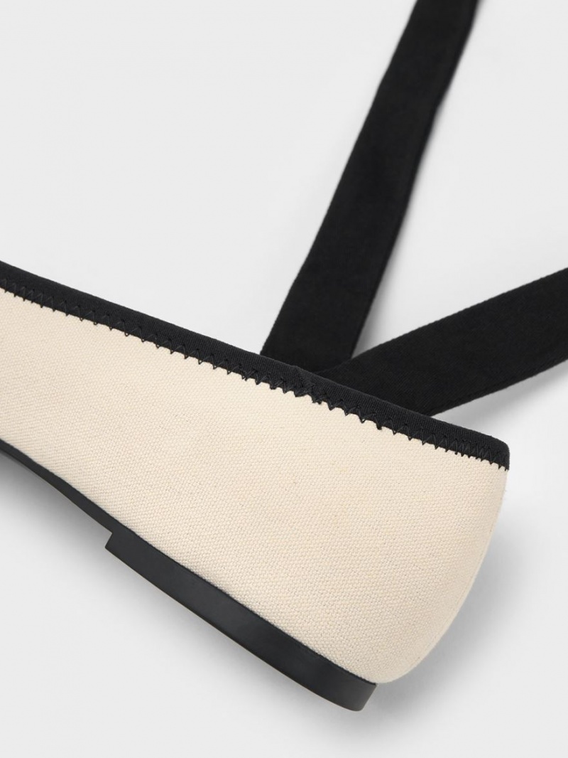 Balerini Charles & Keith Tie-Around Panza Bej | 145HDAKNU