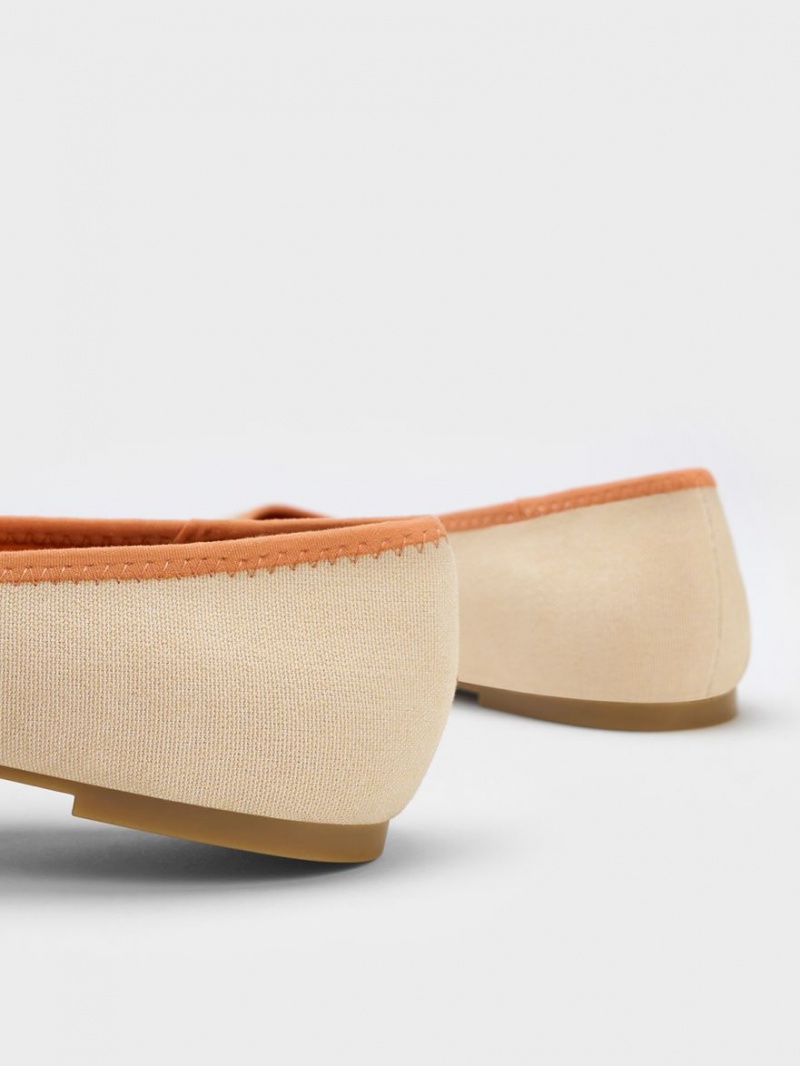 Balerini Charles & Keith Tie-Around Panza Portocalii | 052JIEURO