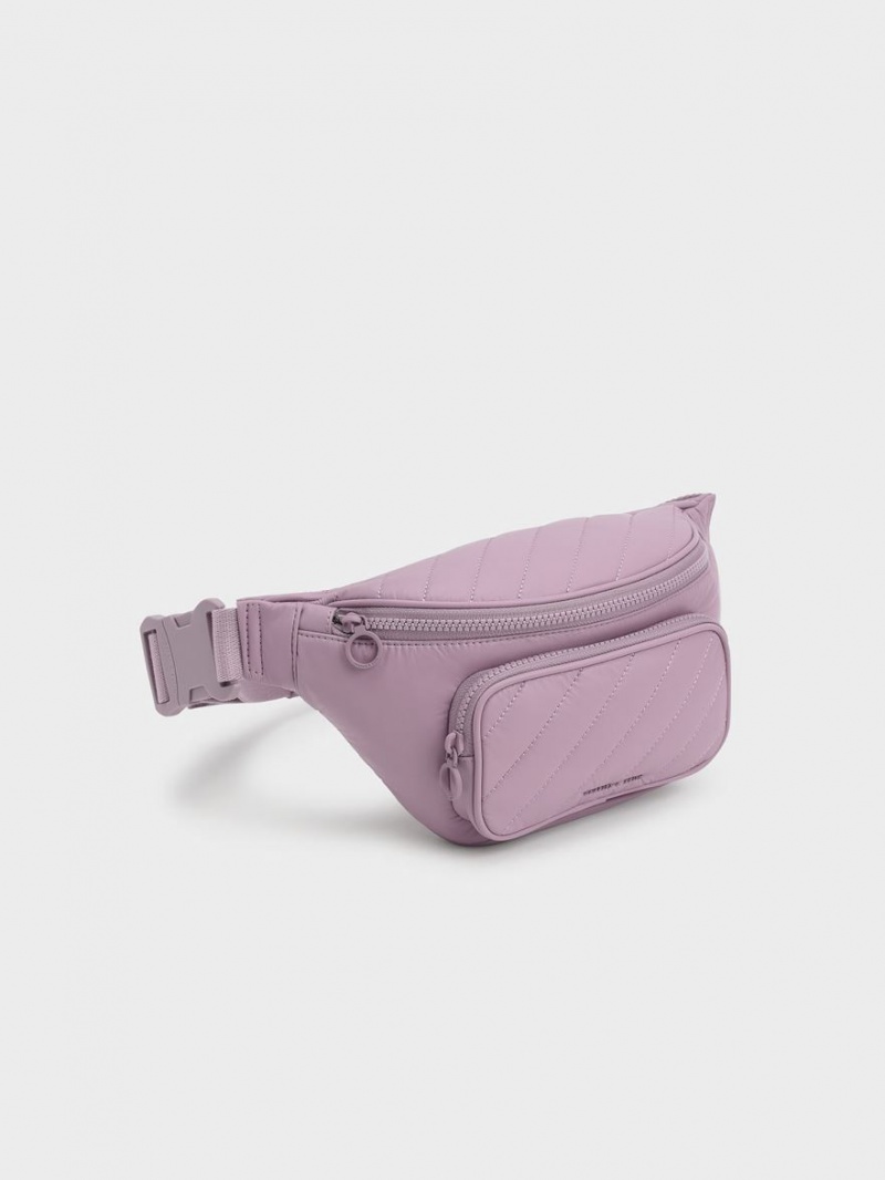 Borseta Charles & Keith Panelled Violet | 819HDEMXK