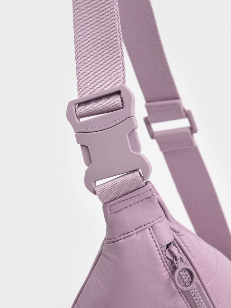 Borseta Charles & Keith Panelled Violet | 819HDEMXK