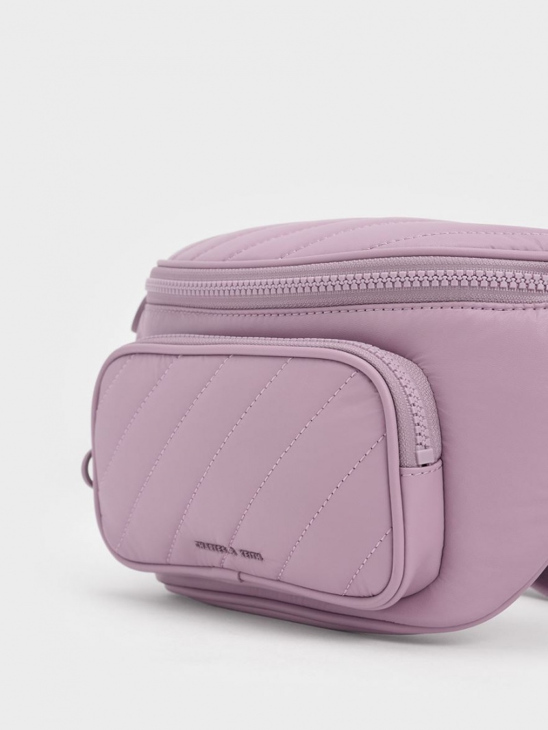 Borseta Charles & Keith Panelled Violet | 819HDEMXK