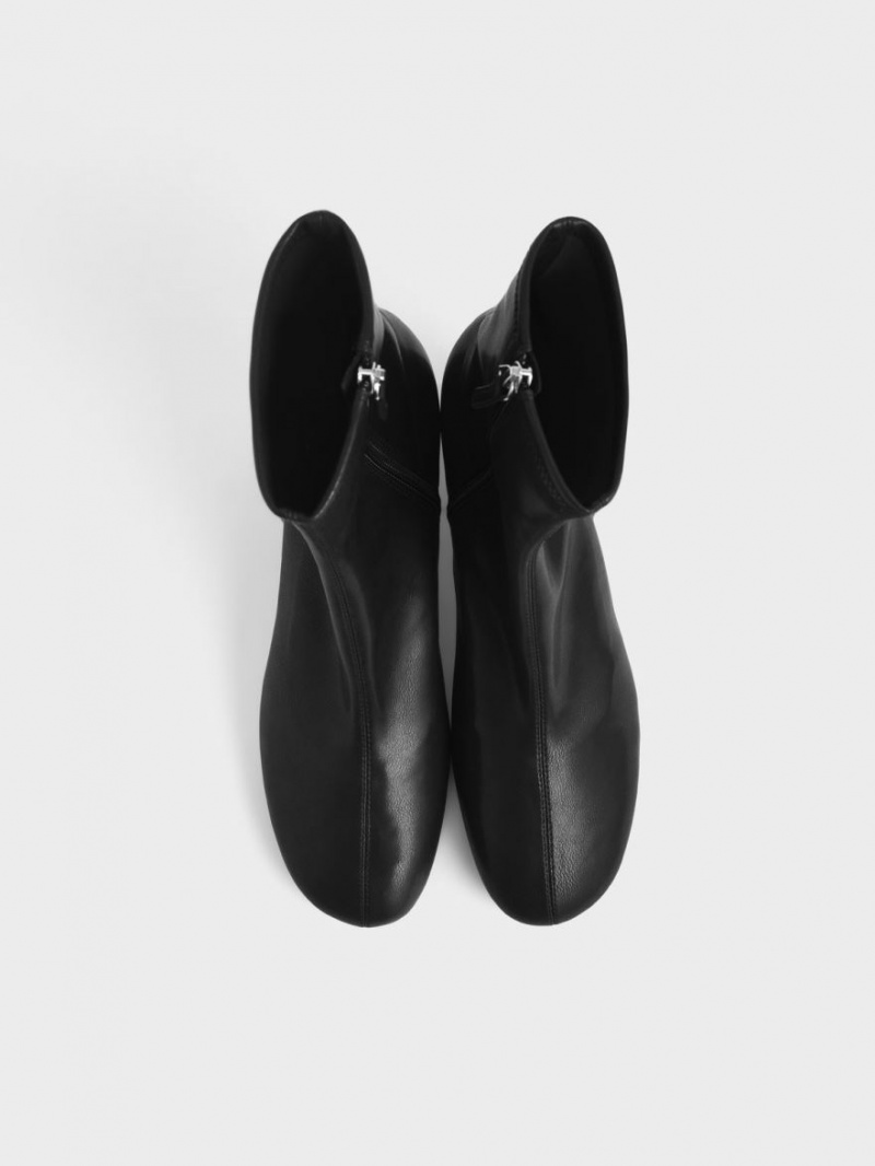 Botine Charles & Keith Blade Heel Negrii | 472VCTSLN