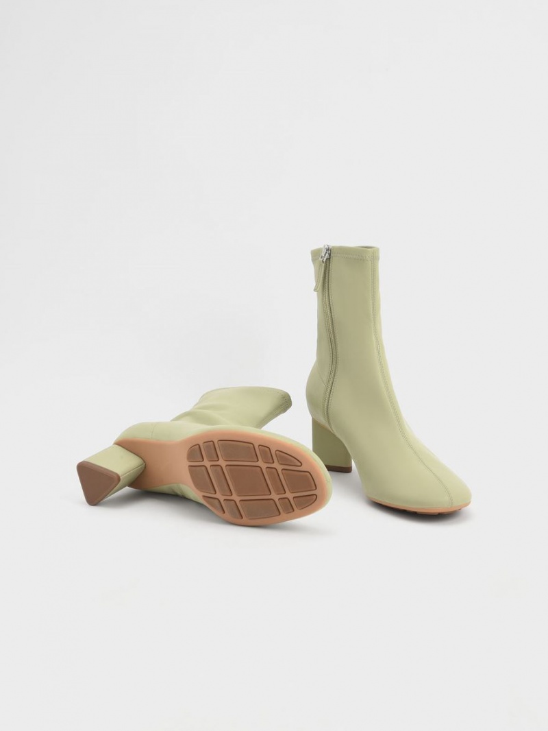 Botine Charles & Keith Blade Heel Verzi | 579IWEORC