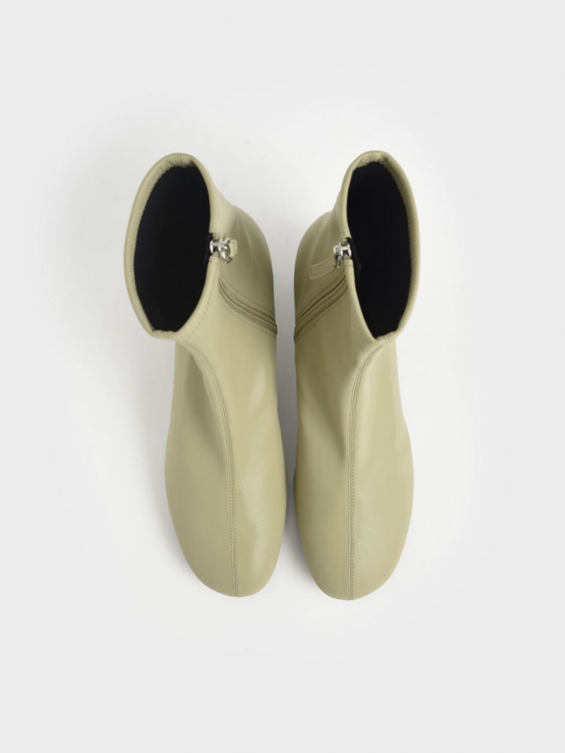 Botine Charles & Keith Blade Heel Verzi | 579IWEORC