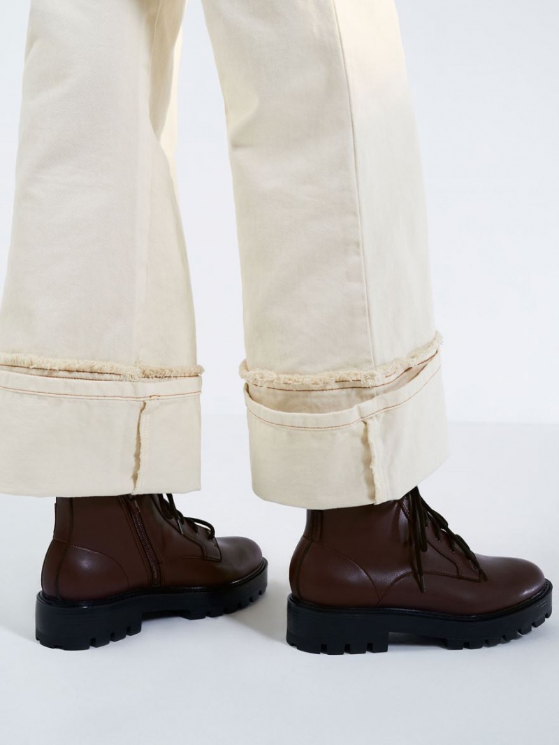 Botine Charles & Keith Dantela-Up Grosolan Visinii | 703IBQREV