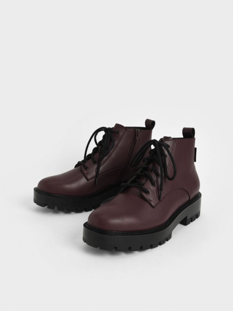 Botine Charles & Keith Dantela-Up Grosolan Visinii | 703IBQREV