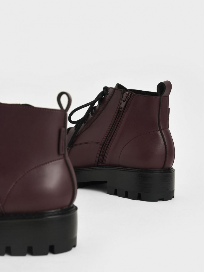 Botine Charles & Keith Dantela-Up Grosolan Visinii | 703IBQREV