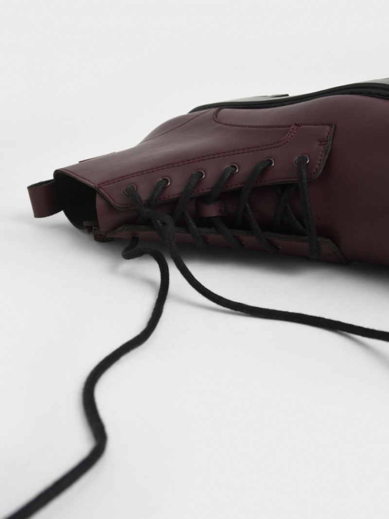 Botine Charles & Keith Dantela-Up Grosolan Visinii | 703IBQREV