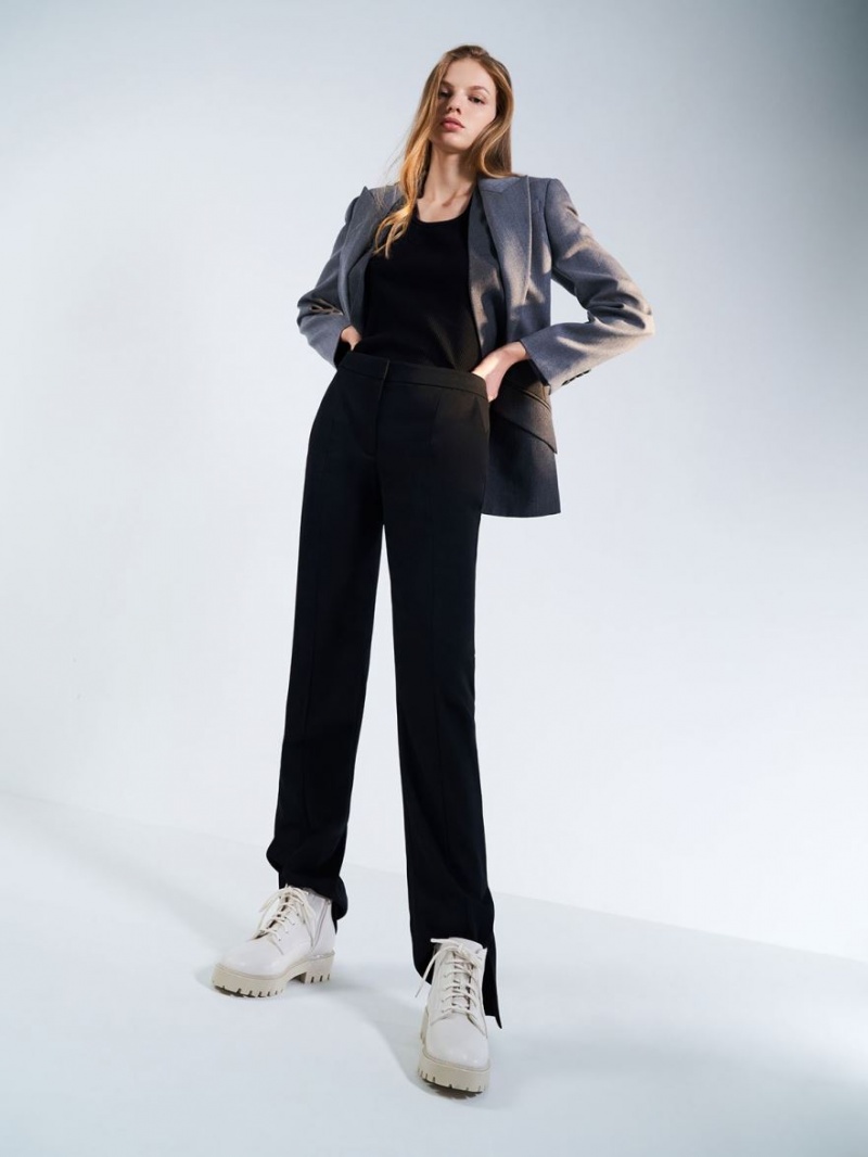 Botine Charles & Keith Dantela-Up Grosolan Albi | 710IGJUNS
