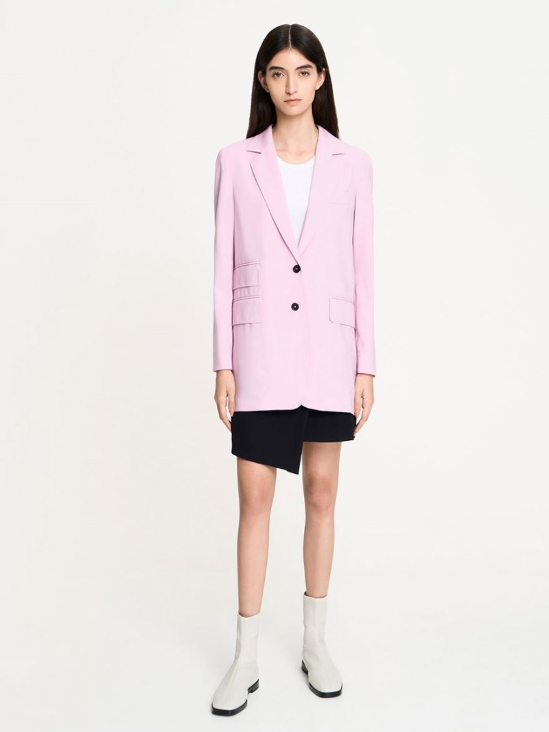 Botine Charles & Keith Zip-Up Albi | 071LFCDIS