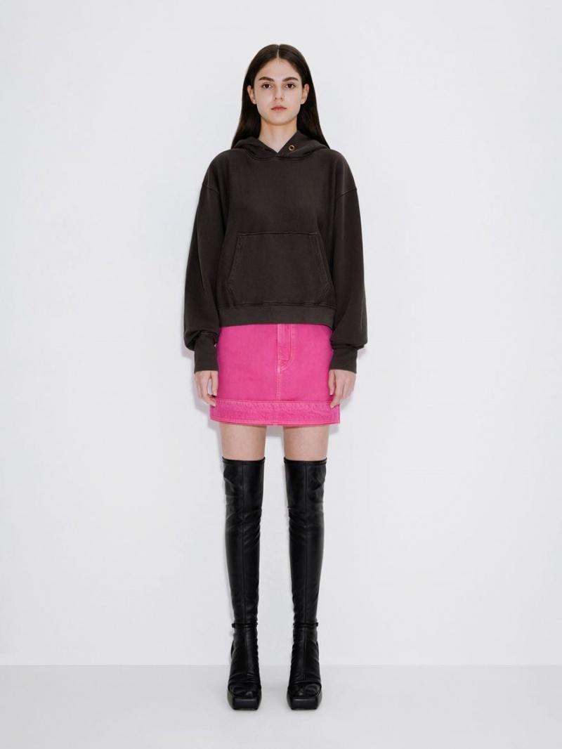 Cizme Inalte Charles & Keith Lucile Thigh Negrii | 834QTSHVI