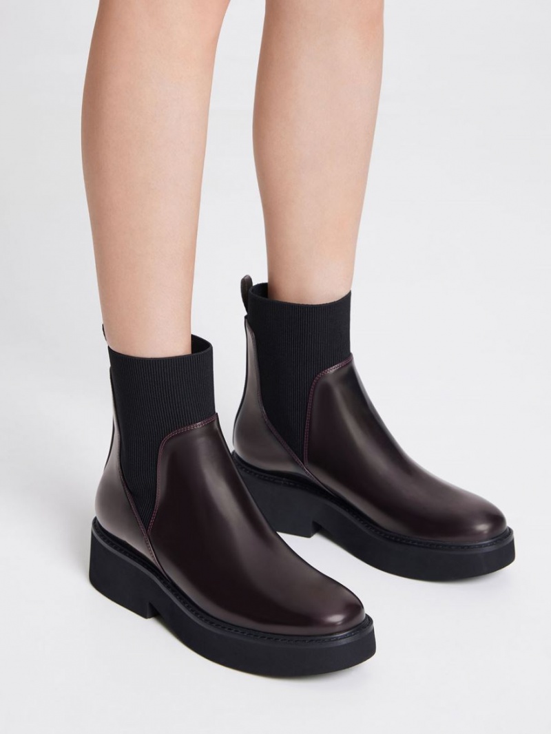 Cizme Tip Soseta Charles & Keith Ankle Visinii | 952GQVDHB