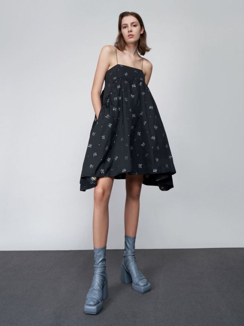 Cizme cu Platforma Charles & Keith Lucile Calf Albastri | 315GQYDHX