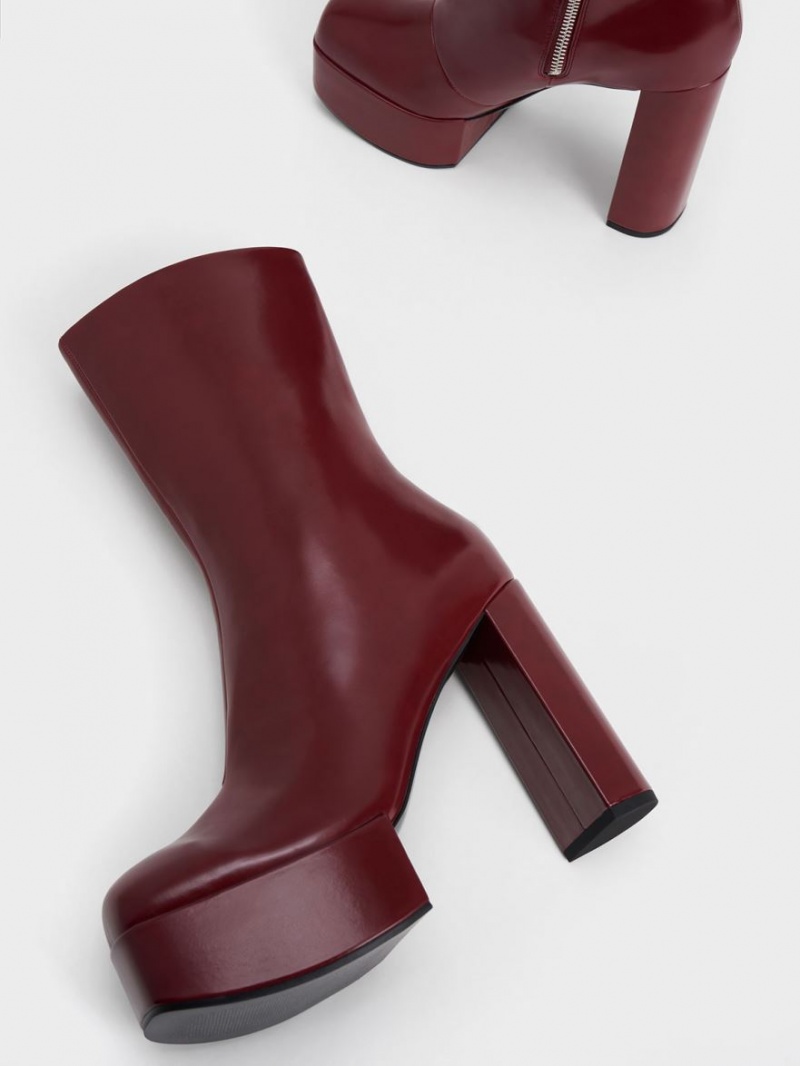 Cizme cu Toc Charles & Keith Corinth Blade Visinii | 058BZGFRD