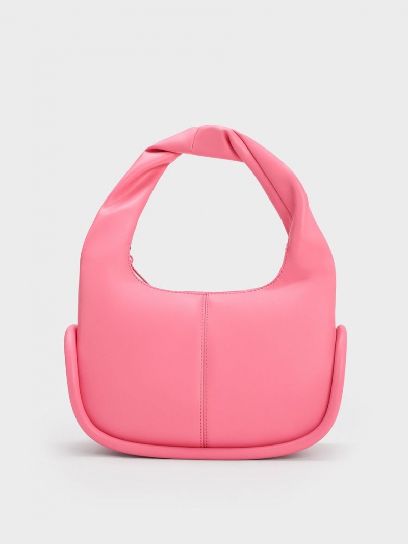 Geantă Hobo Charles & Keith Tubular Slouchy Roz | 302HYFLDQ