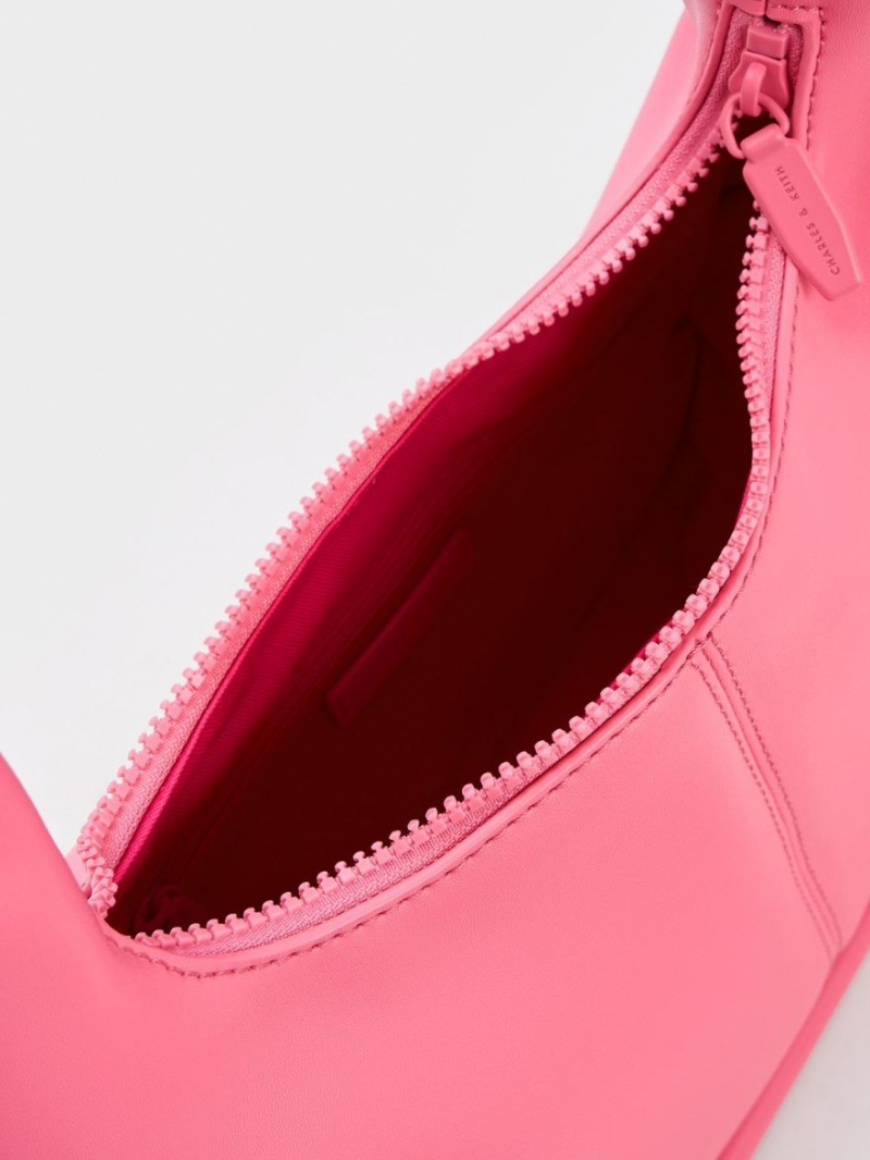 Geantă Hobo Charles & Keith Tubular Slouchy Roz | 302HYFLDQ