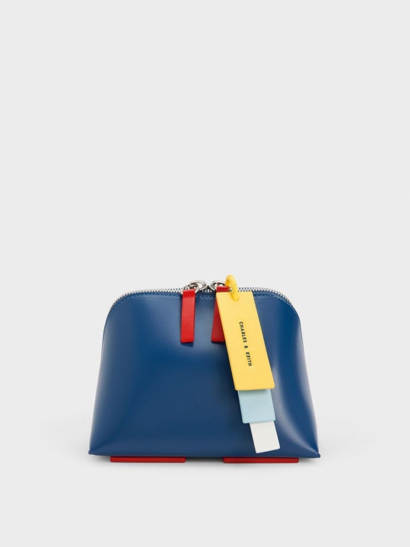 Geanta Crossbody Charles & Keith Cockade Bleumarin | 364LKDETV