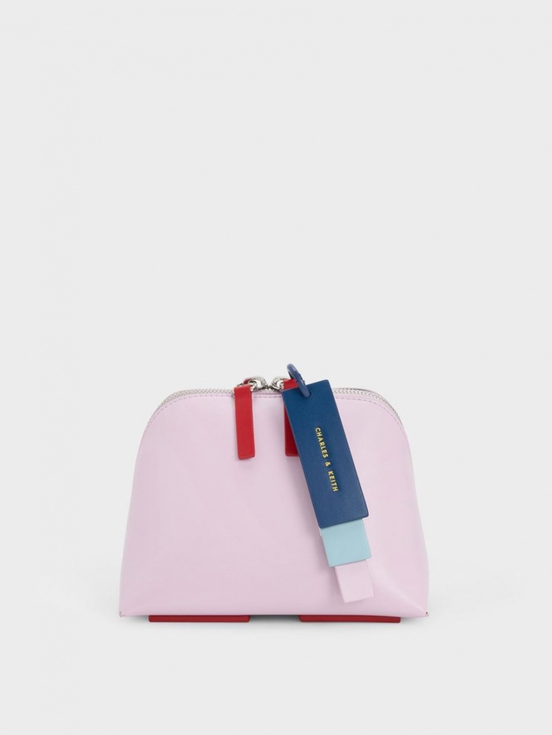 Geanta Crossbody Charles & Keith Cockade Violet | 798PLORNI
