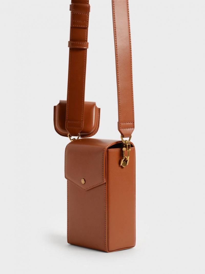 Geanta Crossbody Charles & Keith Elongated Maro | 092TILSFD