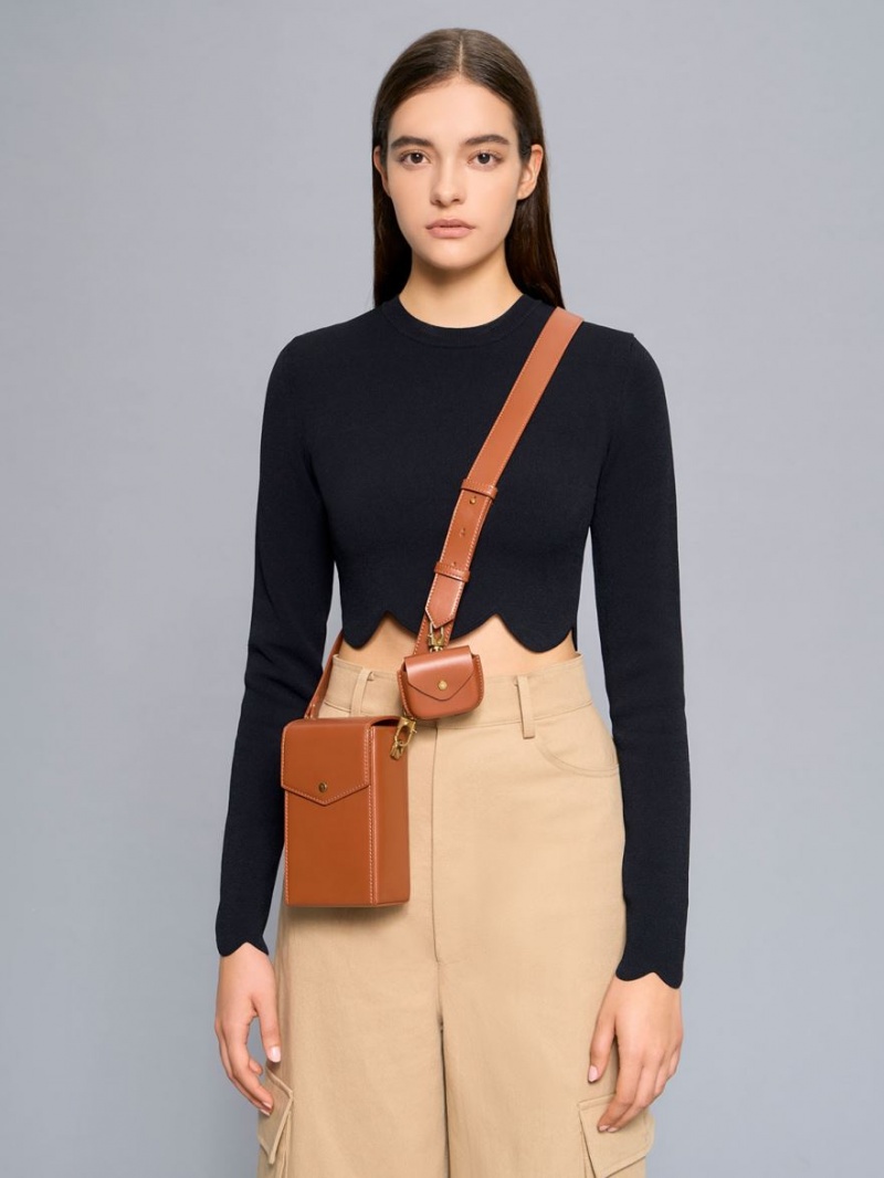 Geanta Crossbody Charles & Keith Elongated Maro | 092TILSFD