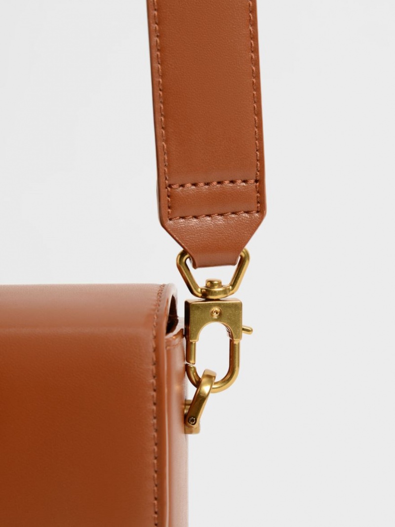 Geanta Crossbody Charles & Keith Elongated Maro | 092TILSFD