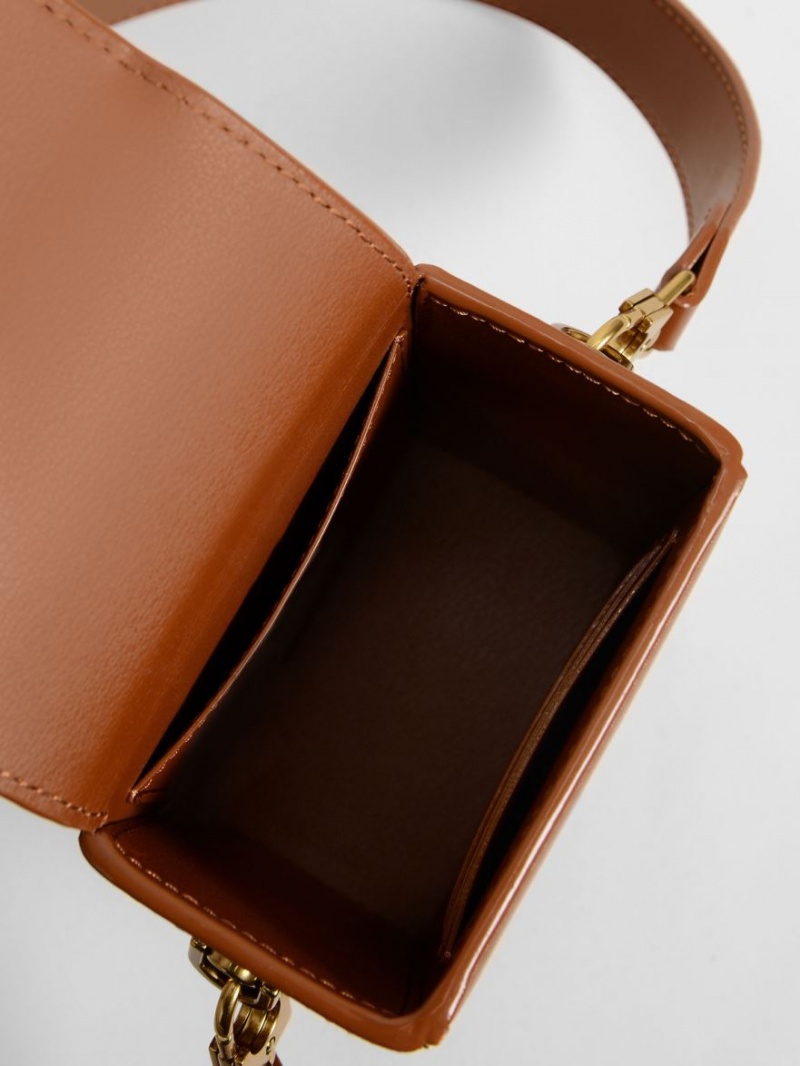 Geanta Crossbody Charles & Keith Elongated Maro | 092TILSFD