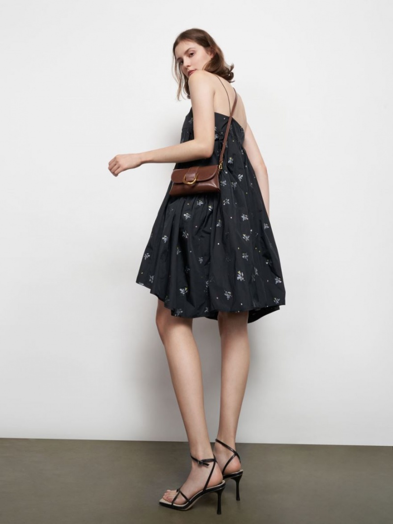 Geanta Crossbody Charles & Keith Gabine Maro Inchis | 501YIQEKX