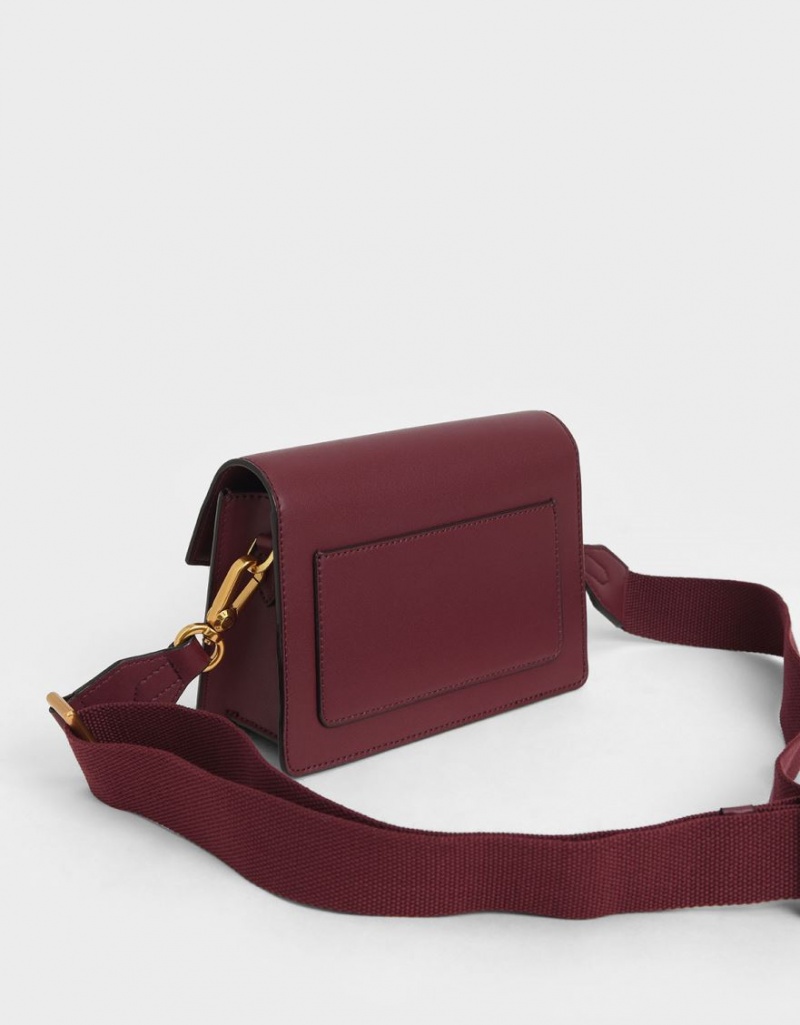 Geanta Crossbody Charles & Keith Tiaret Envelope Visinii | 530DMBFCZ