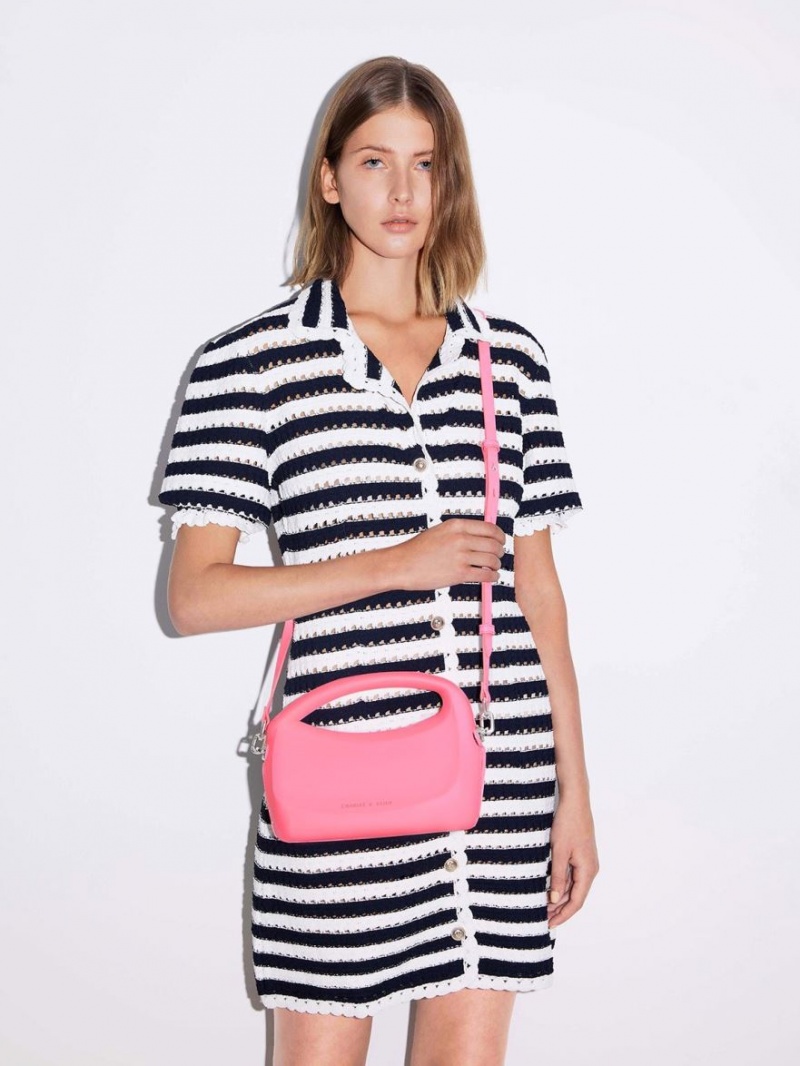 Geanta De Mana Charles & Keith Cocoon Top Roz | 176RZGFVS